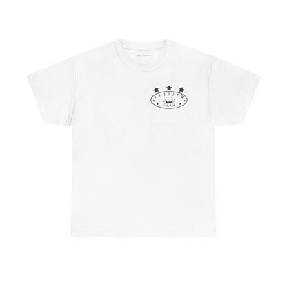 Unisex Heavy Cotton Tee with Angel Wing Snus Design