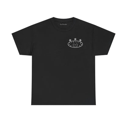 Unisex Heavy Cotton Tee with Angel Wing Snus Design